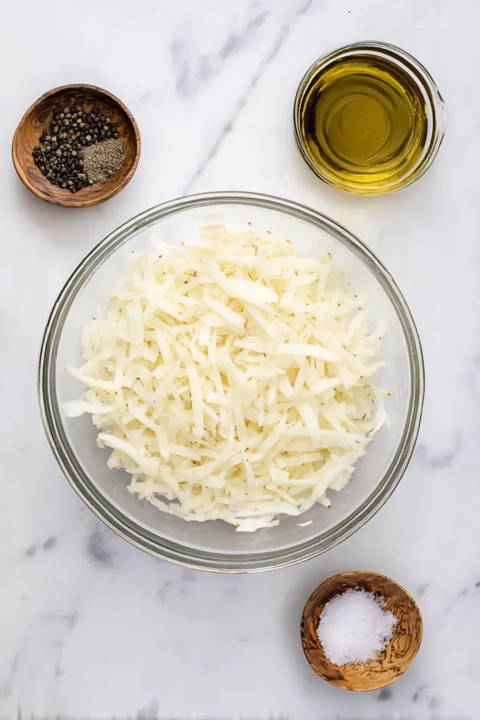 Air Fryer Hash Browns 2 Air fryer hash browns ingredients