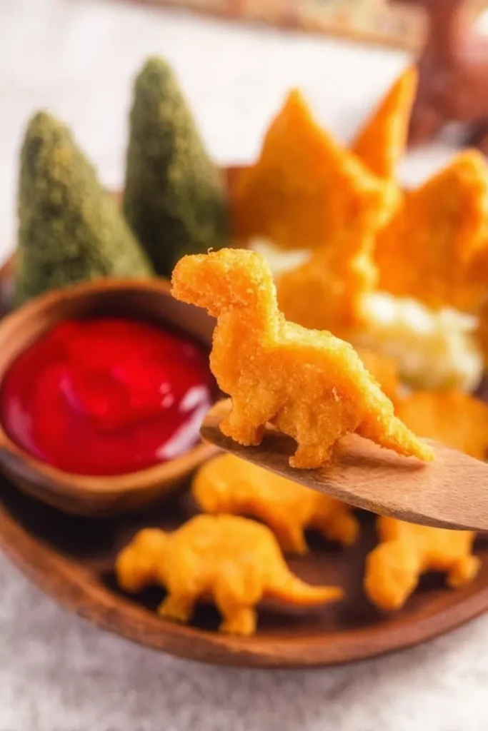 Air Fryer Dino Nuggets 4 Creative dinosaur themed meal with air fryer dino nuggets