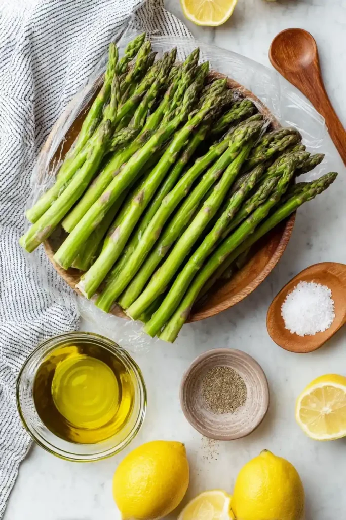 Frozen Asparagus in Air Fryer 2 Ingredients for air fryer frozen asparagus recipe