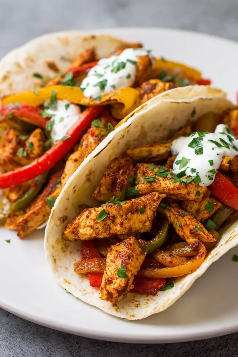 ir fryer chicken fajitas with golden chicken and bell peppers