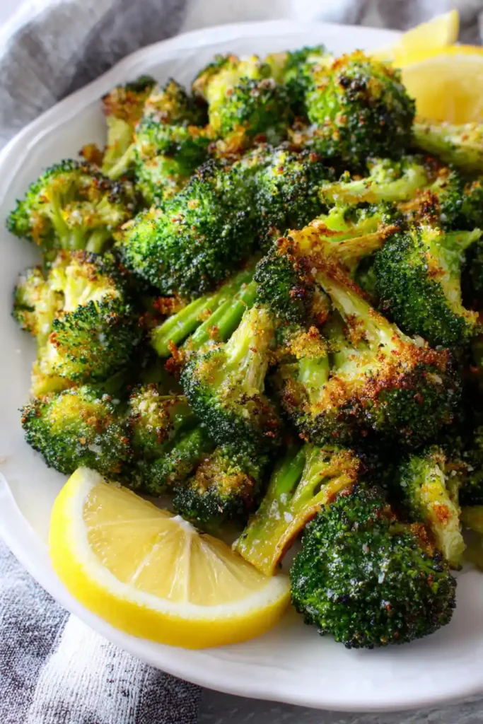 Frozen Broccoli Air Fryer 4 Frozen broccoli air fryer served as elegant side dish